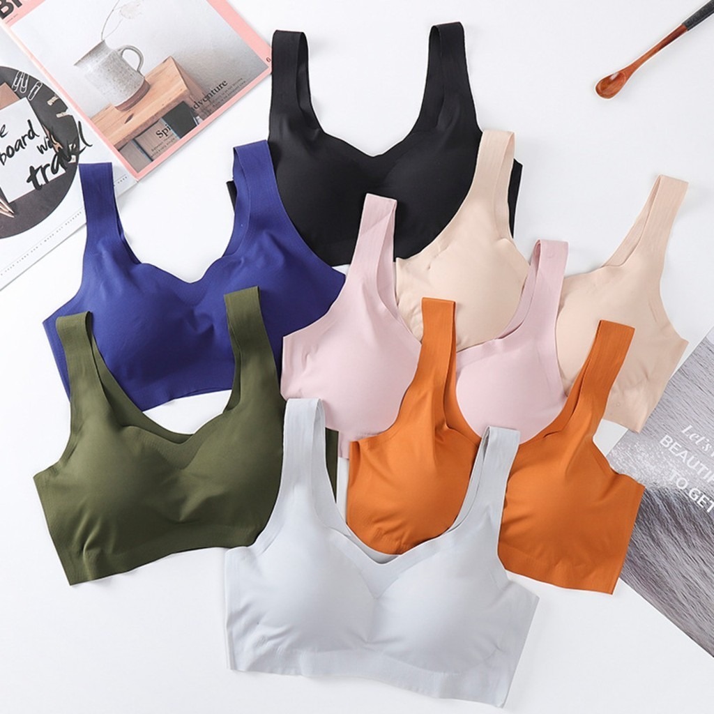 3PCS Sexy Sports Bra Seamless  - огляд і ціна Underwire Bra Padded