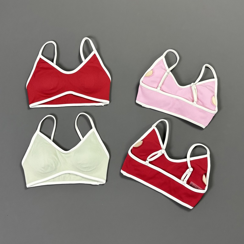 Women Contrastline Yoga Bra V  - огляд і ціна Sports Bra Racerback