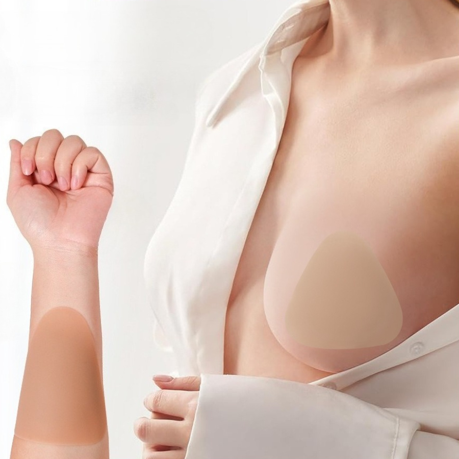 2pcs Silicone Bra Triangle Bre - огляд і ціна Push Up Bra Silicone