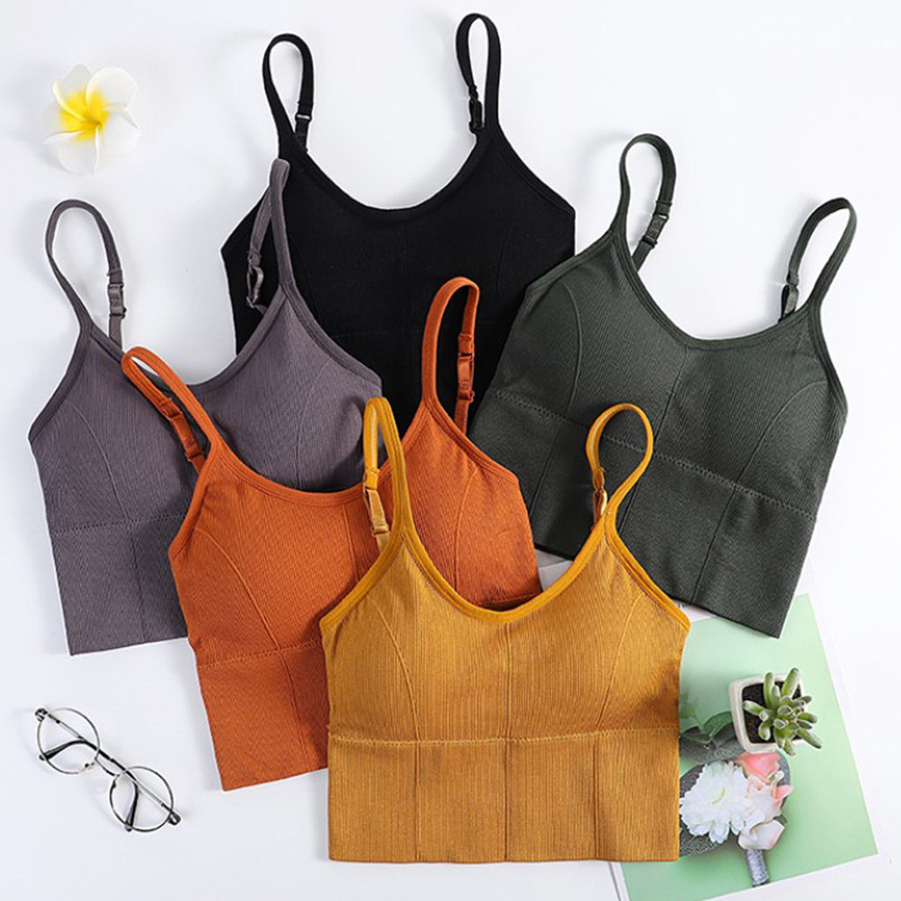 1Pcs Wireless No Wire Seamless - огляд і ціна Sports Bra Racerback