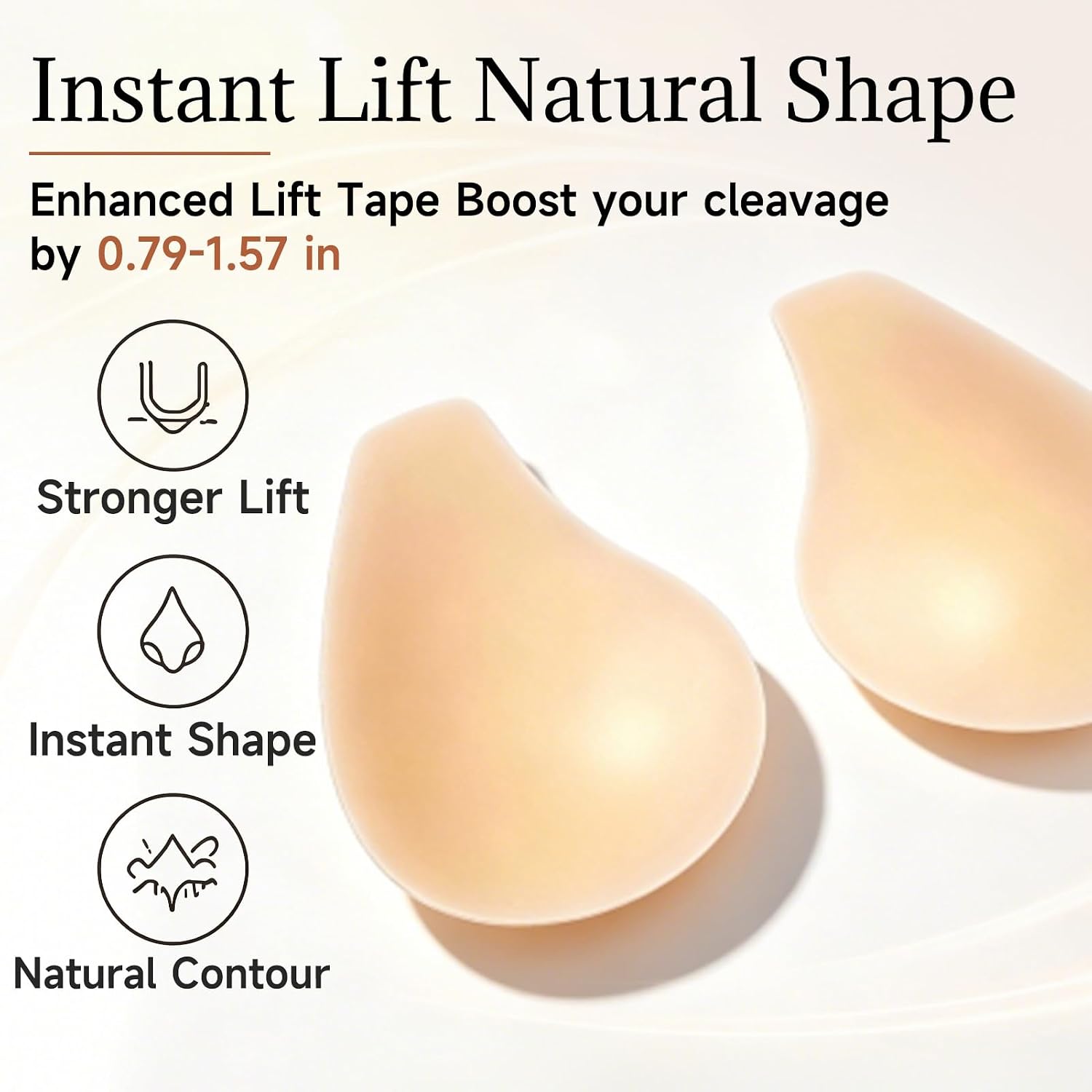 Silicone Nipple Covers Adhesiv - огляд і ціна Push Up Bra Silicone