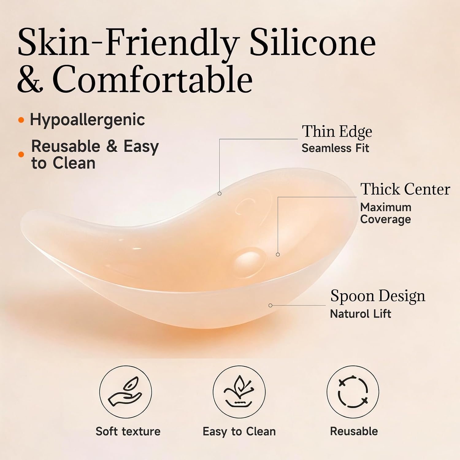 Silicone Nipple Covers Adhesiv - огляд і ціна Push Up Bra Silicone